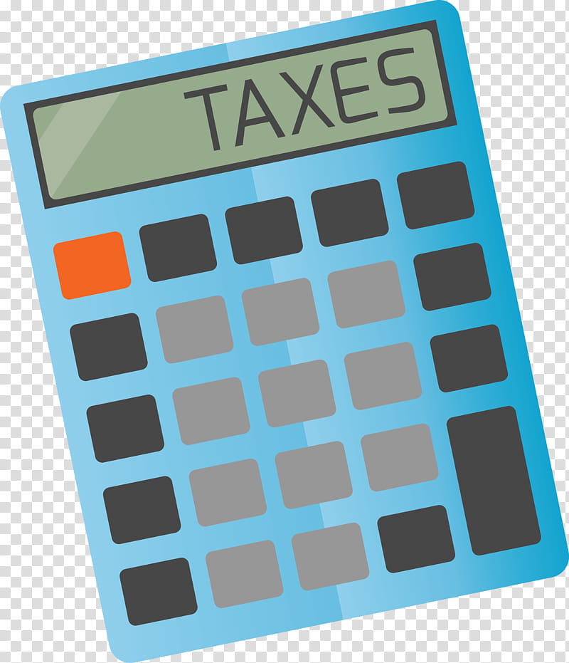 Tax Day Calculator Office Equipment Transparent Background Png
