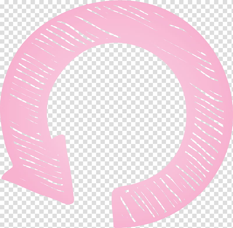 circle arrow arrow, Pink, Material Property, Magenta transparent background PNG clipart