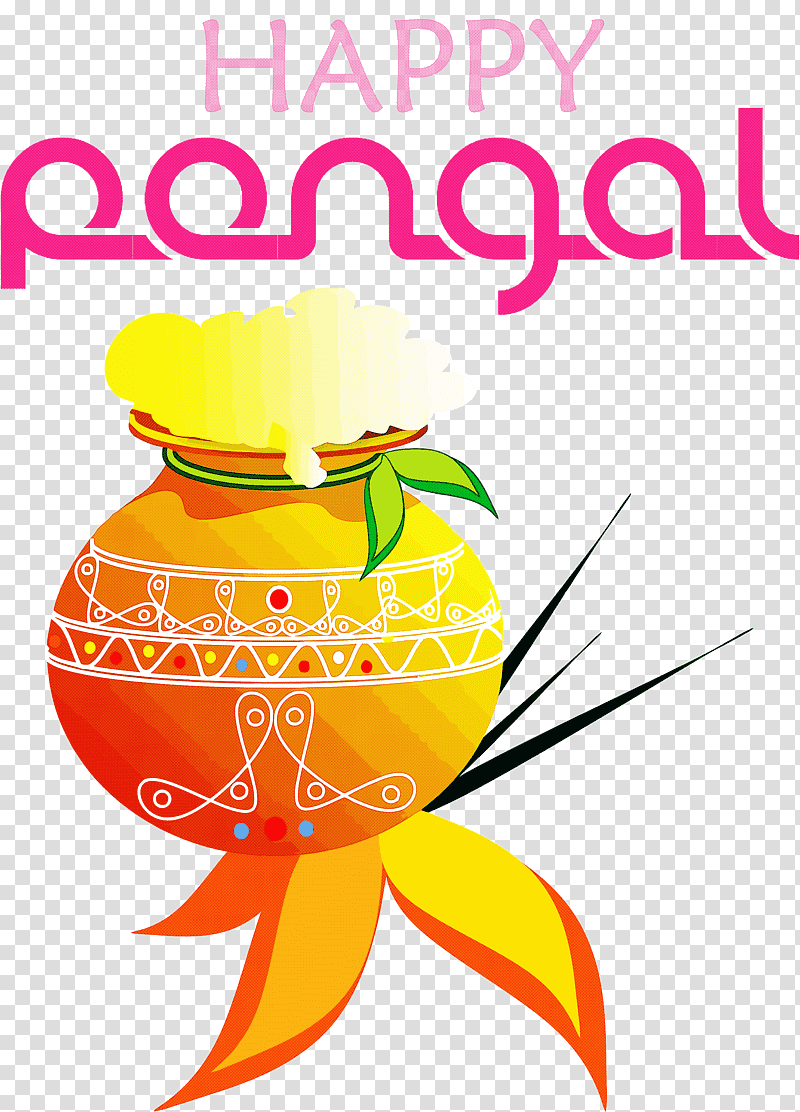 Pongal Happy Pongal, Text, Citrus, Flower transparent background PNG clipart