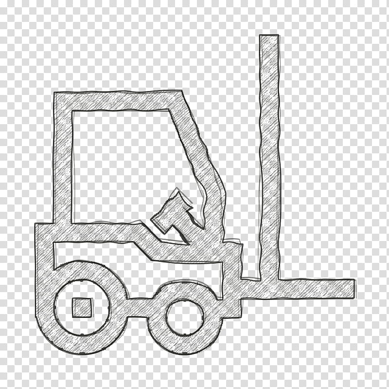 Logistics icon Forklift icon, Vehicle, Coloring Book, Forklift Truck transparent background PNG clipart