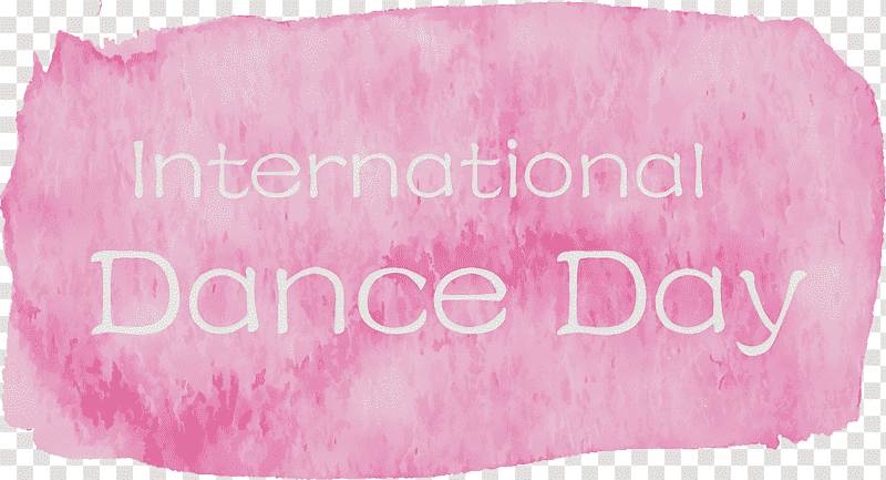 textile meter font, International Dance Day, Watercolor, Paint, Wet Ink transparent background PNG clipart