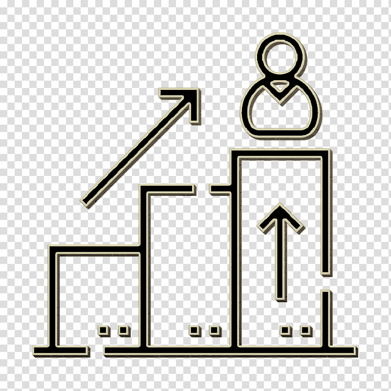 Goal icon Job Promotion icon Growth icon, Business, Consulting Company, Investment Banking, Number, Money, Industry transparent background PNG clipart