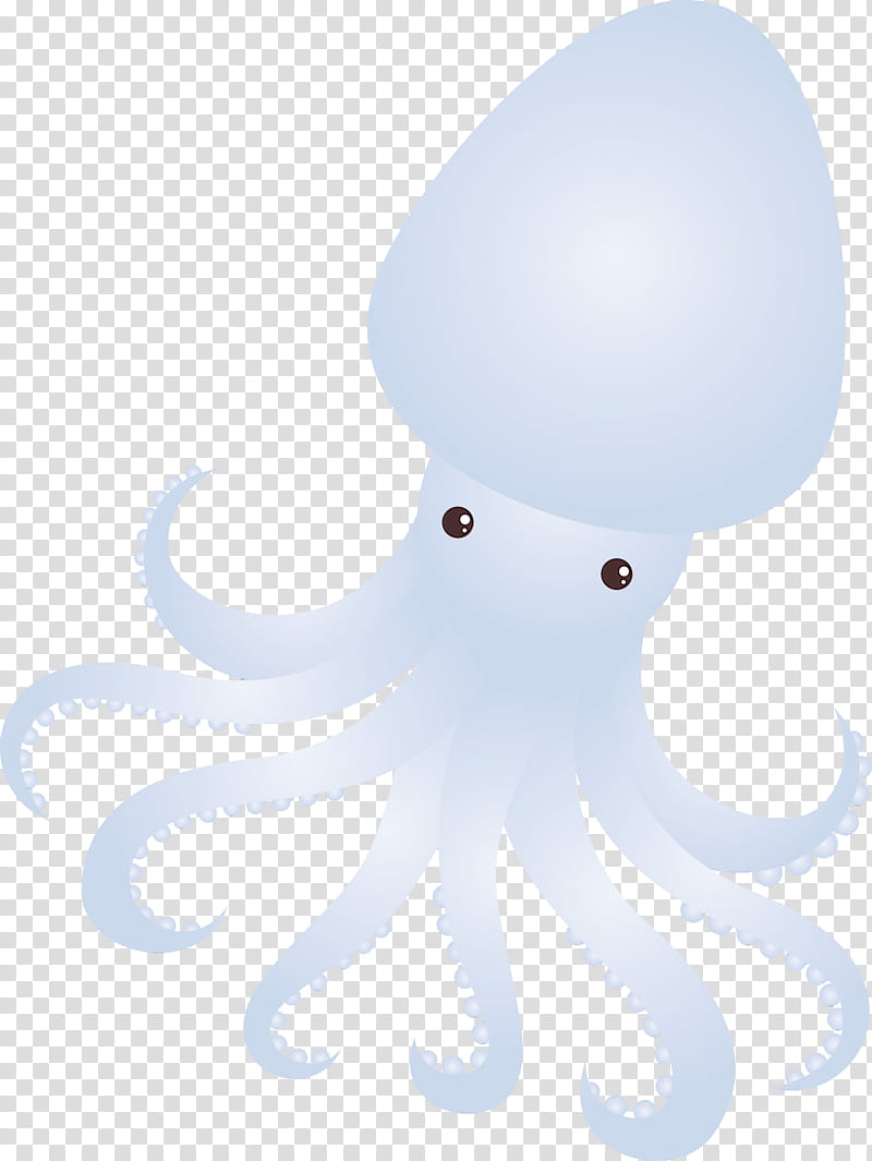 octopus giant pacific octopus white octopus, Watercolor, Paint, Wet Ink, Cartoon, Squid, Animation, Seafood transparent background PNG clipart