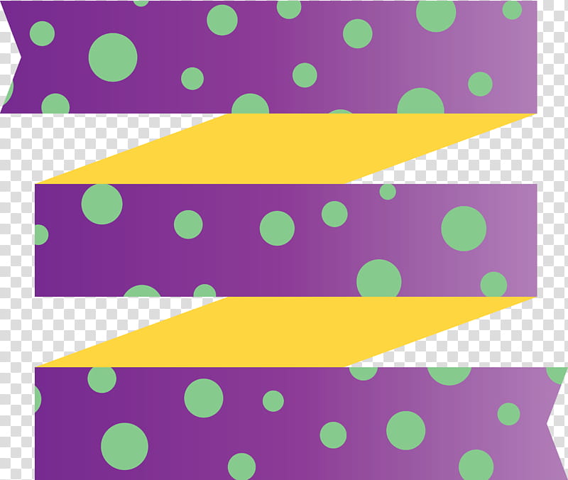 Ribbon Multiple Ribbon, Purple, Green, Polka Dot, Violet, Line, Wrapping Paper, Circle transparent background PNG clipart