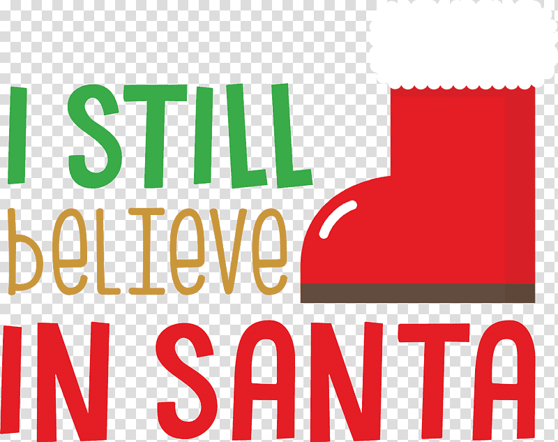 Believe in Santa Santa Christmas, Christmas , Logo, Banner, Line, Meter, Mathematics transparent background PNG clipart