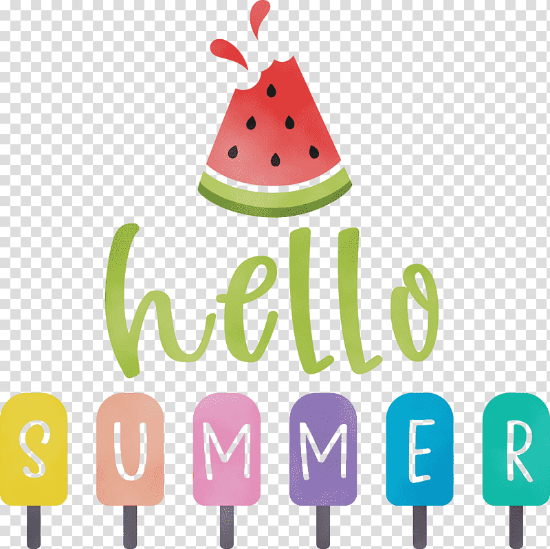 logo line meter fruit melon, Hello Summer, Happy Summer, Summer
, Watercolor, Paint, Wet Ink transparent background PNG clipart