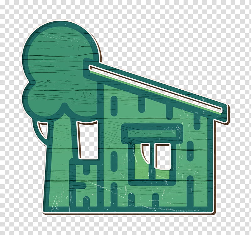 Hotel icon Cottage icon Building icon, Green, Property, House, Real Estate, Home, Roof transparent background PNG clipart