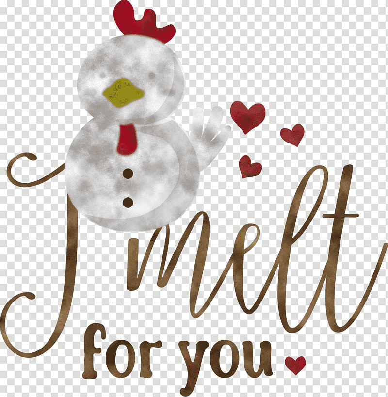 I Melt for You Snowman Winter, Winter
, Christmas Day, Christmas Ornament, Christmas Ornament M, Character, Meter transparent background PNG clipart