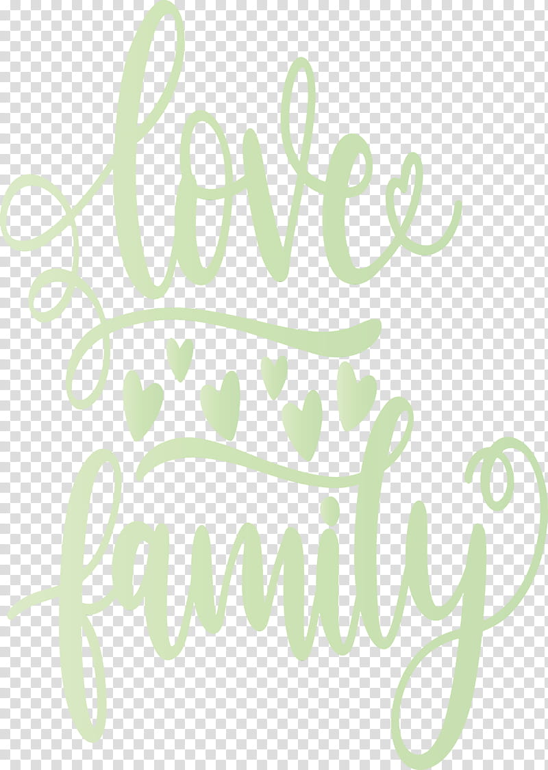 text font calligraphy logo, Family Day, I Love Family, Watercolor, Paint, Wet Ink transparent background PNG clipart