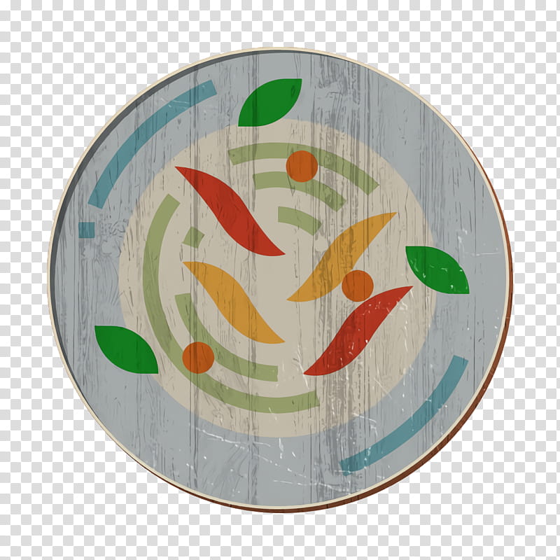 Salad icon Papaya icon Thai Food icon, Plate, Dishware, Leaf, Tableware, Circle transparent background PNG clipart