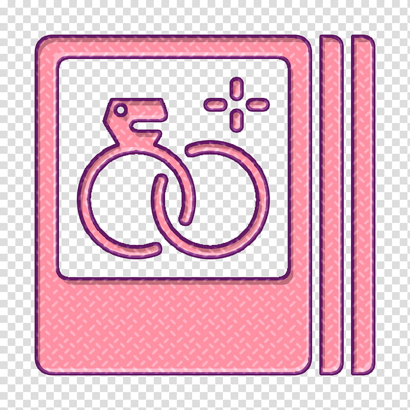 Wedding icon Wedding icon Polaroid icon, Wedding Icon, Pink, Line, Rectangle, Square, Symbol transparent background PNG clipart
