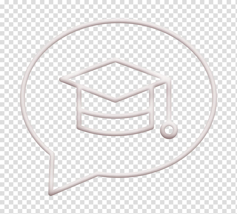 Mortarboard icon Chat icon School icon, Logo, Symbol, Table transparent background PNG clipart