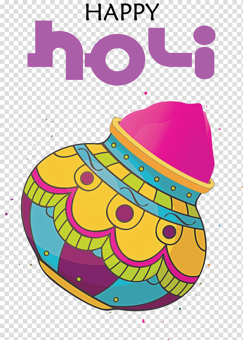 Happy Holi, Cartoon, Calligraphy, Hat, Headgear, Holiday, Top Hat transparent background PNG clipart