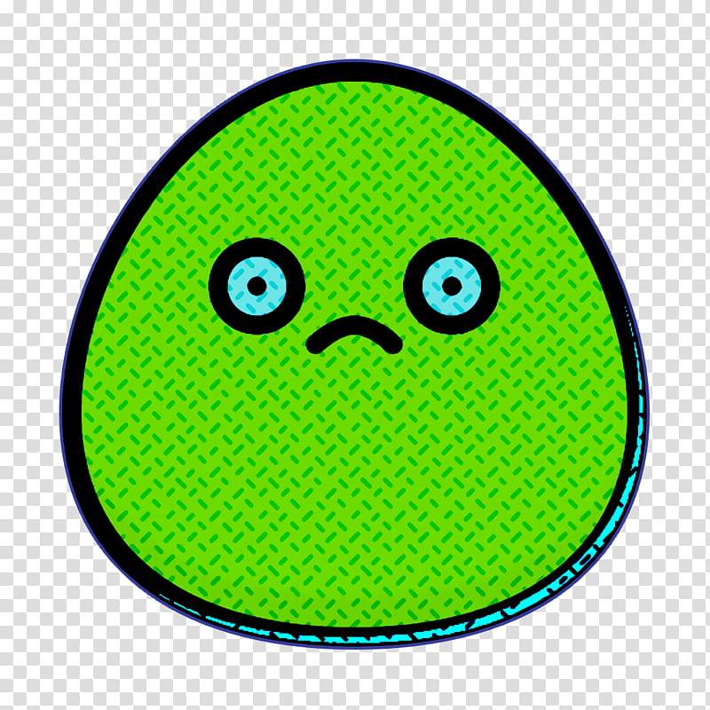 Emoji icon Unhappy icon, Parkland College, Smiley, Emoticon, Circle, Green, Meter, Ball transparent background PNG clipart