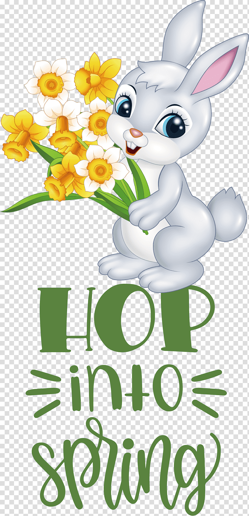Hop Into Spring Happy Easter Easter Day, Easter Bunny, Easter Egg, European Rabbit, Egg Rolling, Drawing, Cartoon transparent background PNG clipart