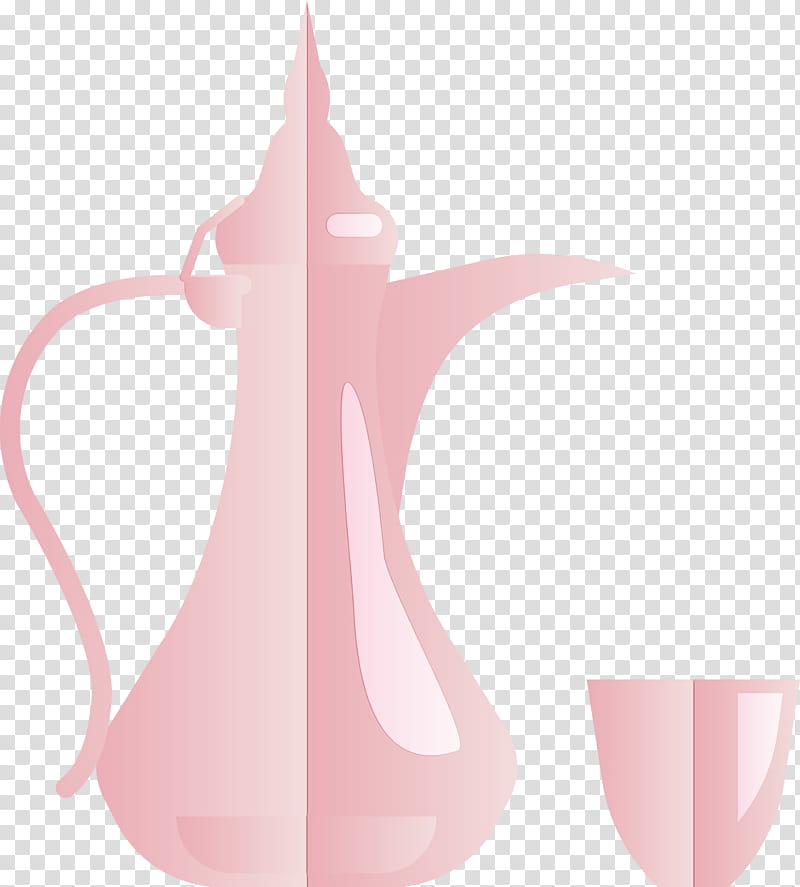 pink teapot, Ramadan, Arabic Culture, Watercolor, Paint, Wet Ink transparent background PNG clipart