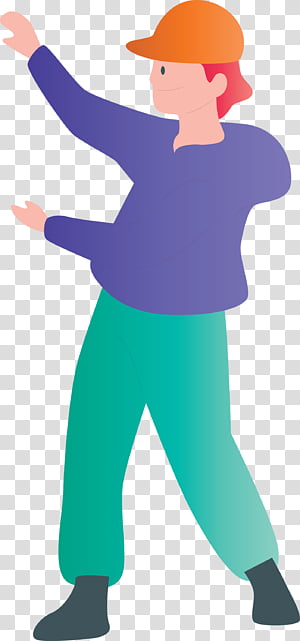 standing electric blue costume transparent background PNG clipart thumbnail