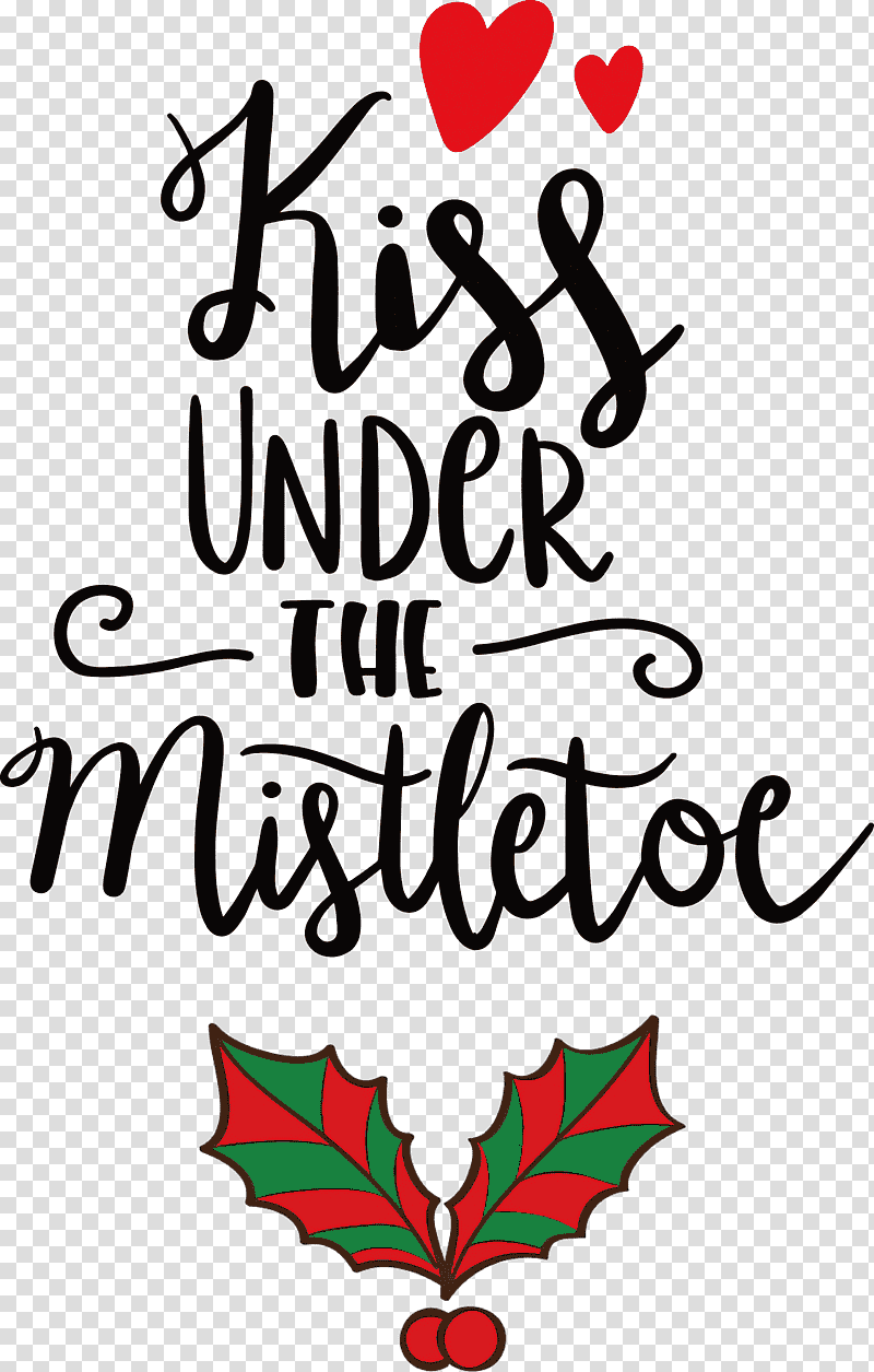 Kiss Under the Mistletoe Mistletoe, Floral Design, Leaf, Creativity, Christmas Day, Text, Mtree transparent background PNG clipart