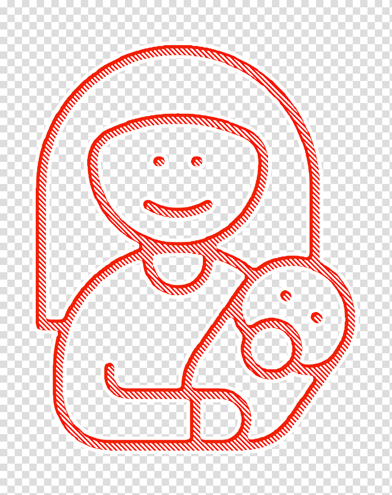 Baby Icon icon Motherhood icon Mother icon, Infant, Smile, Cartoon M, Pregnancy, Midwife, Rice Crackers transparent background PNG clipart