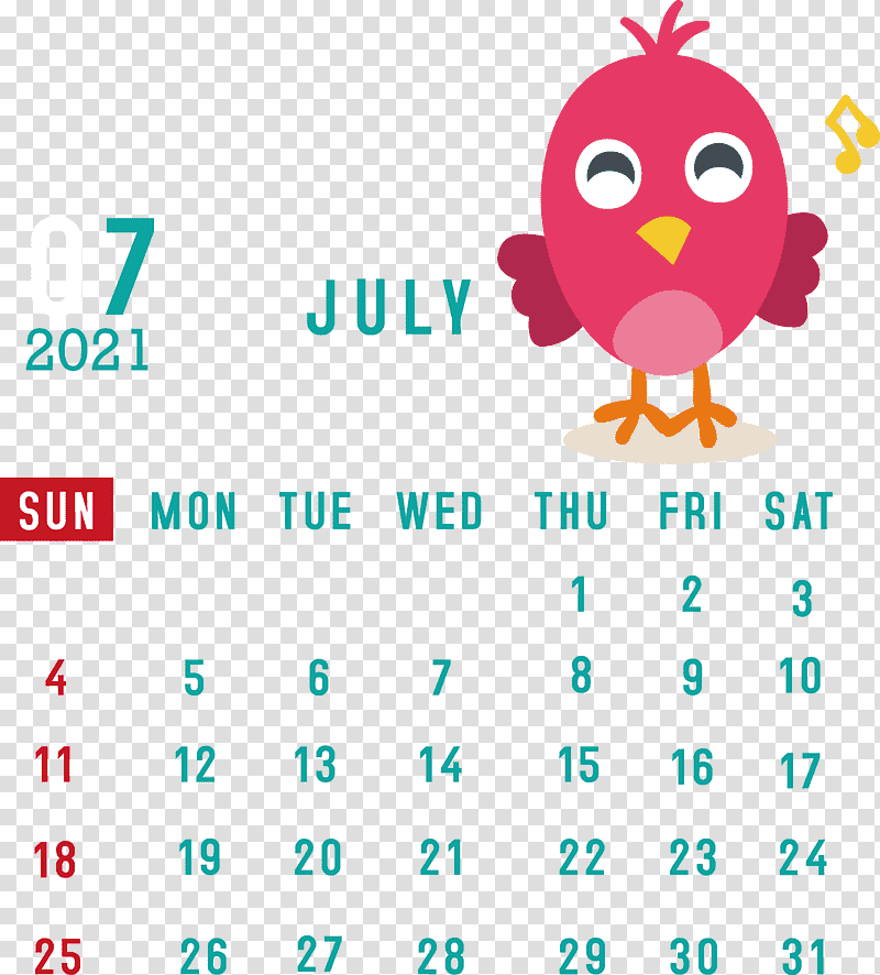 July 2021 Calendar July Calendar 2021 Calendar, Logo, Diagram, Meter, Beak, Calendar System, Happiness transparent background PNG clipart