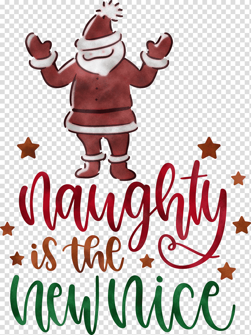 Naughty Chrismtas Santa Claus, Christmas Day, Cartoon, Christmas Ornament M, Santa Clausm, Meter, Tree transparent background PNG clipart