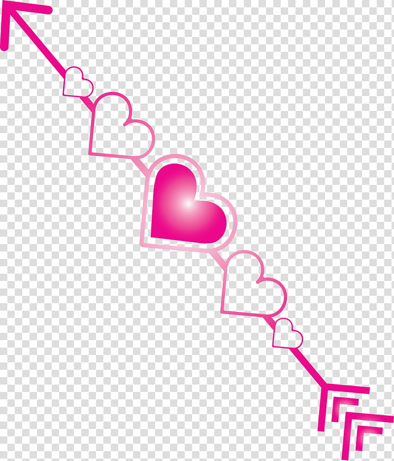 Heart Arrow Cute Hand Drawn Arrow, Angle, Line, Point, Meter, Area transparent background PNG clipart