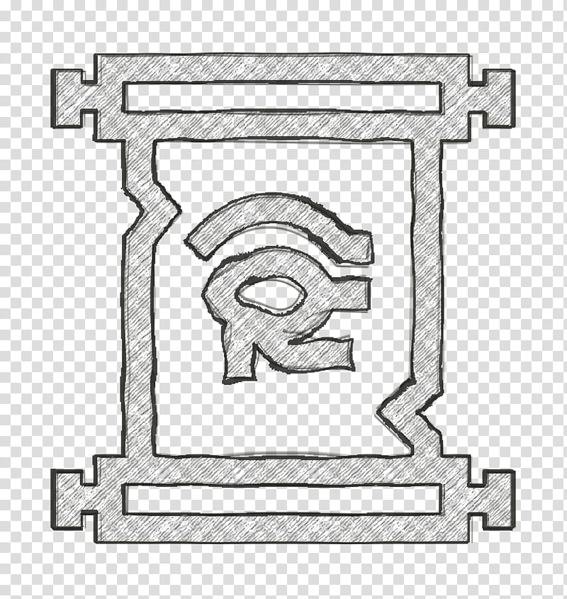 Papyrus icon Egypt icon, Drawing, M02csf, Angle, Line, Number, Area, Meter transparent background PNG clipart