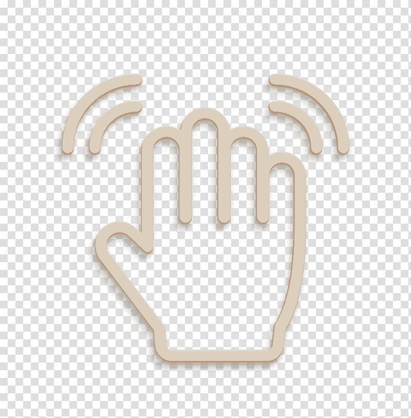 Wave Hand icon Salute icon Basic Hand Gestures Lineal icon, Big, Royaltyfree, , Text, Project, Symbol transparent background PNG clipart