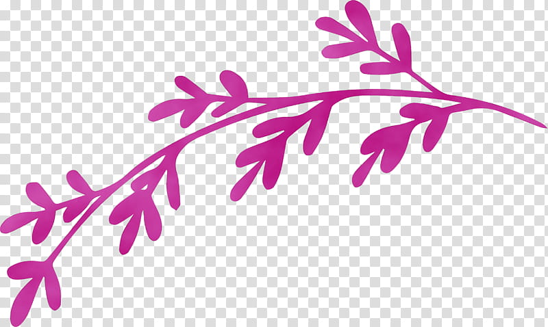 plant stem twig leaf petal pink m, Simple Leaf, Simple Leaf Drawing, Simple Leaf Outline, Watercolor, Paint, Wet Ink, Meter transparent background PNG clipart
