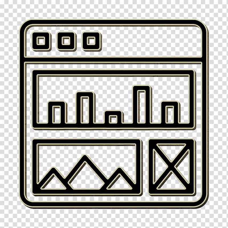 Web analytics icon User Interface Vol 3 icon User interface icon, Line, Square, Rectangle transparent background PNG clipart