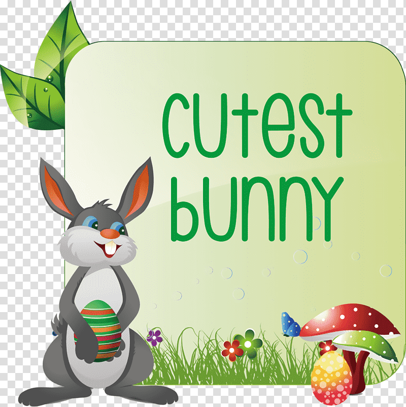 Cutest Bunny Bunny Easter Day, Happy Easter, Easter Bunny, Easter Egg, Egg Hunt, Easter Basket, Easter Traditions transparent background PNG clipart