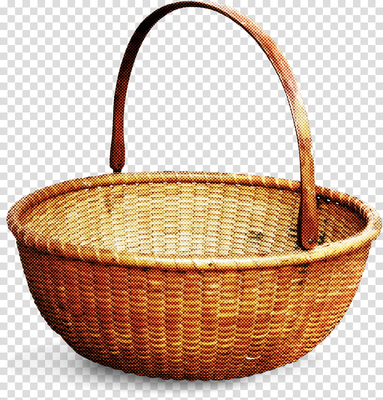 wicker basket storage basket picnic basket home accessories, Gift Basket, Oval transparent background PNG clipart