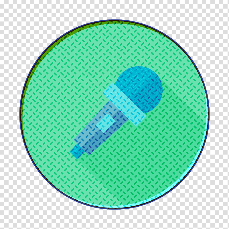 Interview icon News icon Microphone icon, Aqua M, Green, Meter, Line, Microsoft Azure, Geometry transparent background PNG clipart