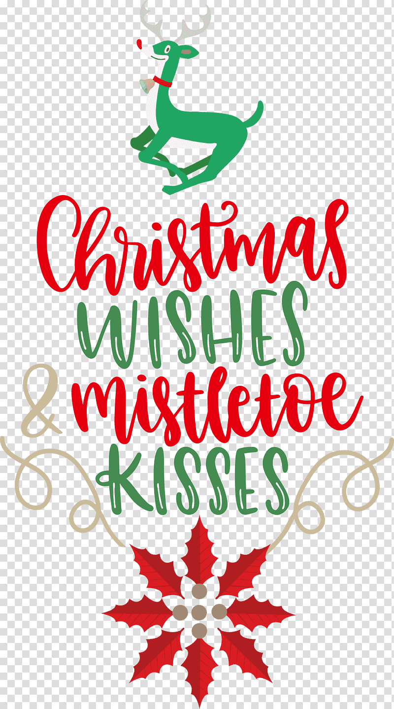 Christmas Wishes Mistletoe Kisses, Christmas Tree, Christmas Day, Holiday Ornament, Flower, Christmas Ornament, Christmas Ornament M transparent background PNG clipart