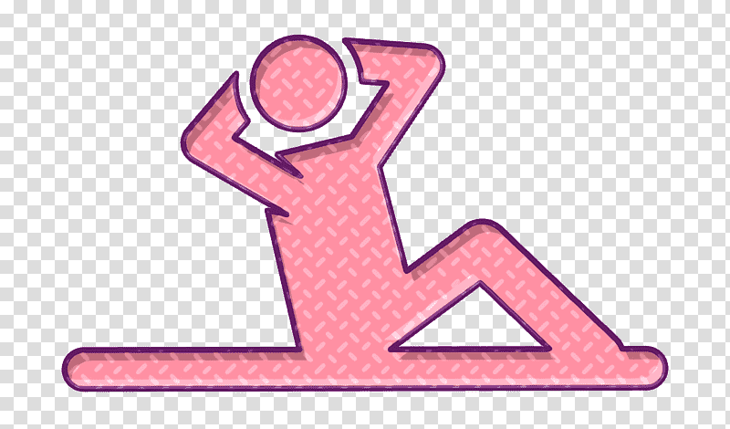 Exercise pictograms icon Gym icon Exercise icon, pink and white letter y illustration, Logo, Symbol, Line, Text, Hm, Mathematics transparent background PNG clipart