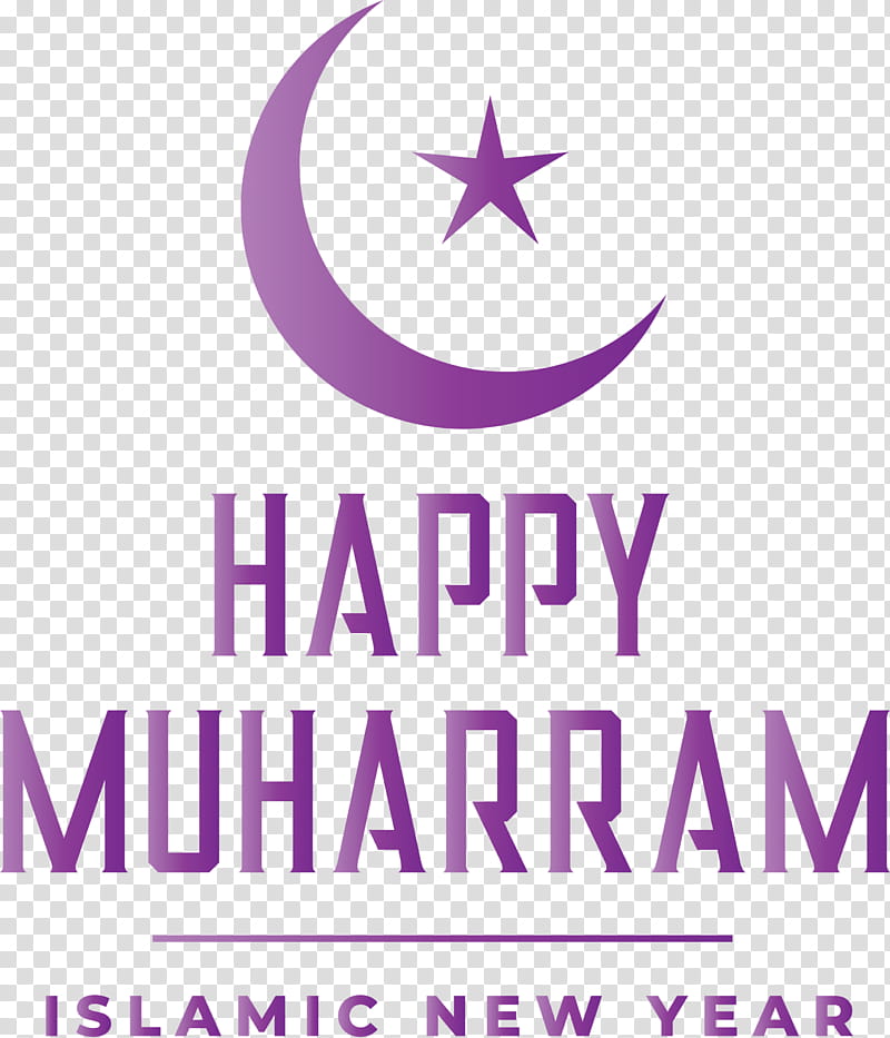 muharram happy Muharram, Purple, Text, Violet, Logo, Line, Magenta transparent background PNG clipart