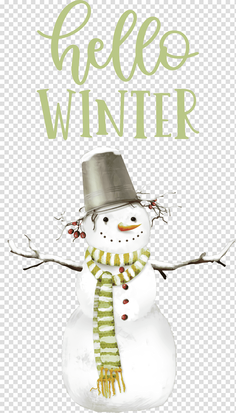 Hello Winter Winter, Winter
, Snowman, Christmas Day, Frosty The Snowman, Drawing, cdr transparent background PNG clipart