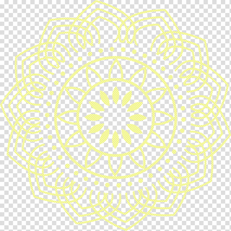 Diwali, PlaceMat, Line Art, Circle, Textile, Yellow, Meter, Area transparent background PNG clipart