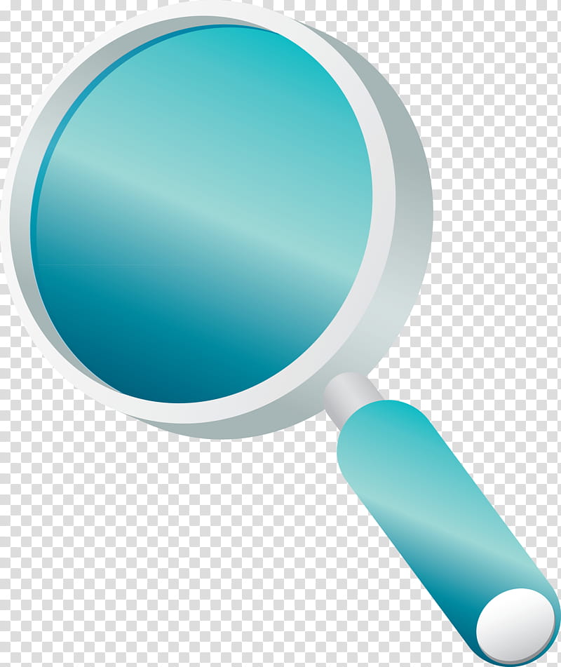 Magnifying glass magnifier, Aqua, Blue, Turquoise, Azure, Circle, Makeup Mirror transparent background PNG clipart