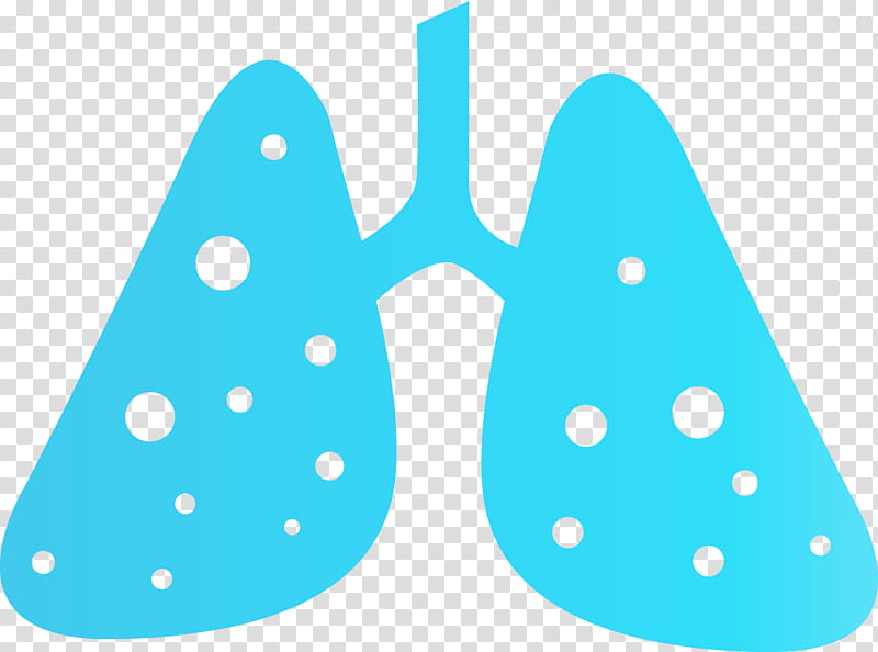 Polka dot, Lungs, Corona Virus Disease, Watercolor, Paint, Wet Ink, Aqua, Turquoise transparent background PNG clipart