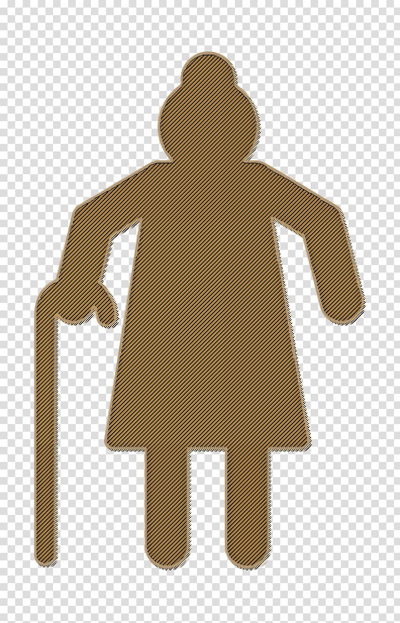 Old icon Family Icons icon people icon, Grandmother Silhouette Icon, Old Age, Symbol, Grandparent, Infant, Gender Symbol transparent background PNG clipart