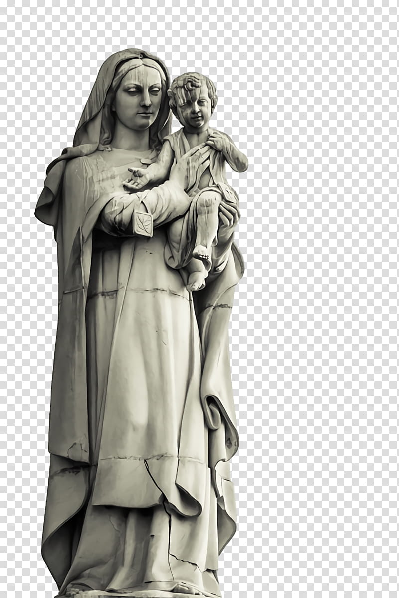 statue classical sculpture stone carving sculpture figurine, Classicism, Rock transparent background PNG clipart