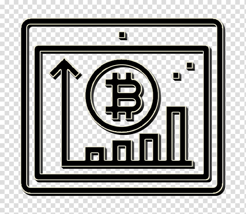 Tablet icon Bitcoin icon, Line, Rectangle, Square transparent background PNG clipart