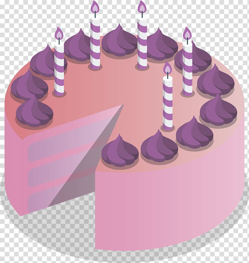 Birthday Cake, Cake Decorating, Birthday
, Purple, Torte, Tortem transparent background PNG clipart