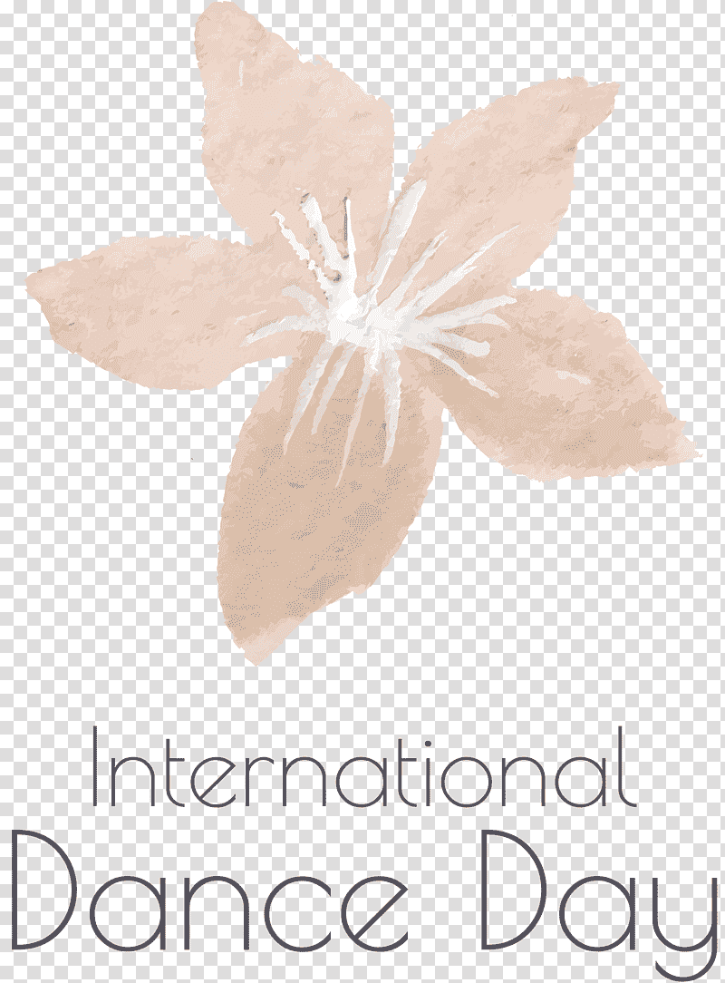 International Dance Day Dance Day, Petal, Flower, Meter transparent background PNG clipart