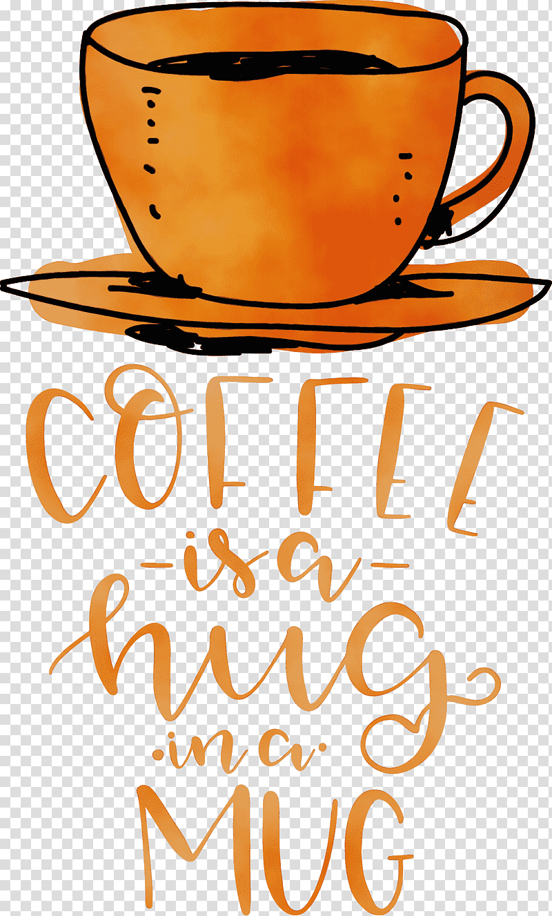 Coffee cup, Coffee Quote, Watercolor, Paint, Wet Ink, Calligraphy, Line transparent background PNG clipart