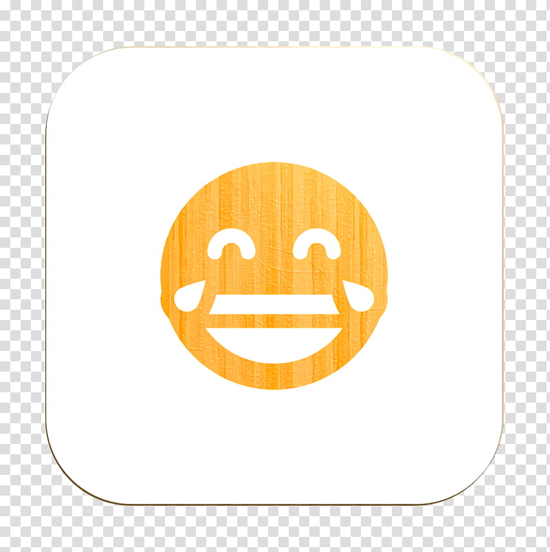 Emoji icon Smiley and people icon Laughing icon, Yellow, Meter, Line transparent background PNG clipart