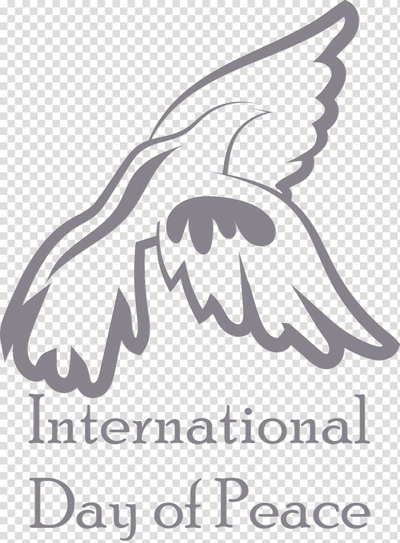 line art logo character black and white line, International Day Of Peace, World Peace Day, Watercolor, Paint, Wet Ink, Black And White
, Meter transparent background PNG clipart