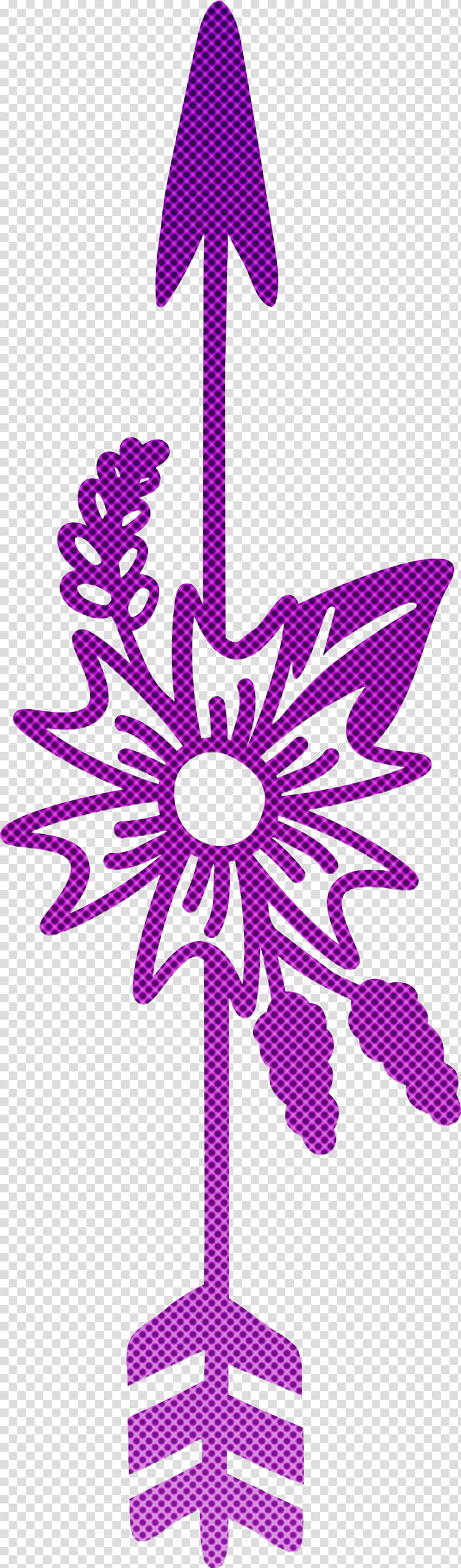 boho arrow flower arrow, Pink, Purple, Violet, Magenta, Plant, Petal, Symmetry transparent background PNG clipart