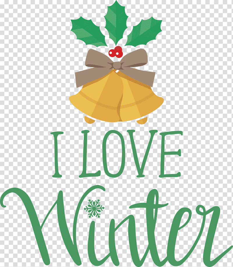 I Love Winter Winter, Winter
, Christmas Tree, Logo, Floral Design, Christmas Ornament M, Christmas Day transparent background PNG clipart